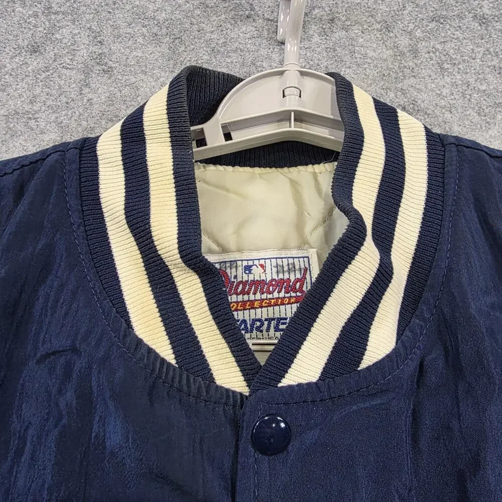 Vintage New York Yankees‎ Jacket Mens XL Blue MLB Baseball Starter Varsity 90s